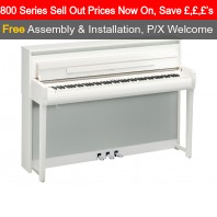 Yamaha CLP785 Polished White Digital Piano